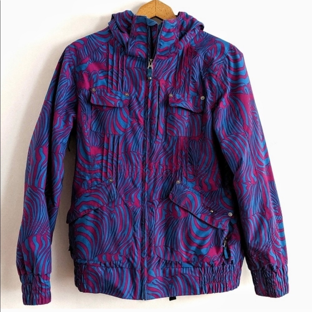 Burton mutiny zebra snowboarding jacket